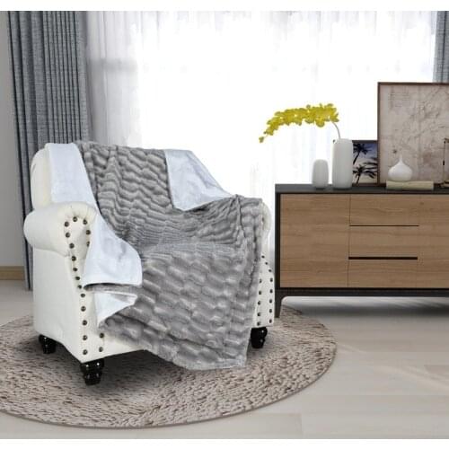 Super Soft Plush Brush Flower PV Velvet Gift Blanket Nap Blanket Fur Blanket Plush Blanket Fleece Blanket