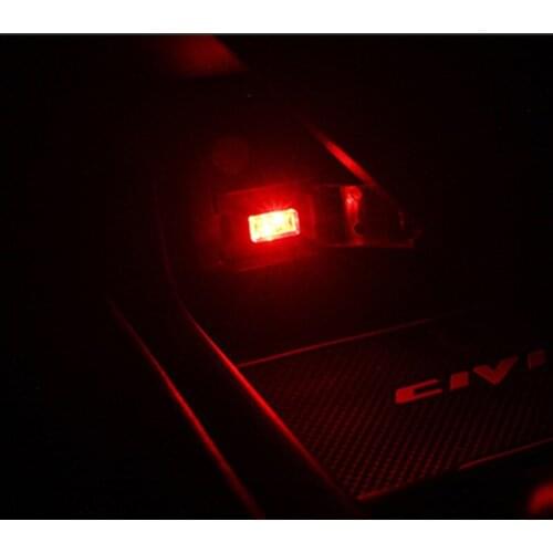 USB LED Night Light for Car Interior Lighting Lower Lamp for Mini One Cooper R50 R52 R53 R55 R56 R60 R61 PACEMAN COUNTRYMAN