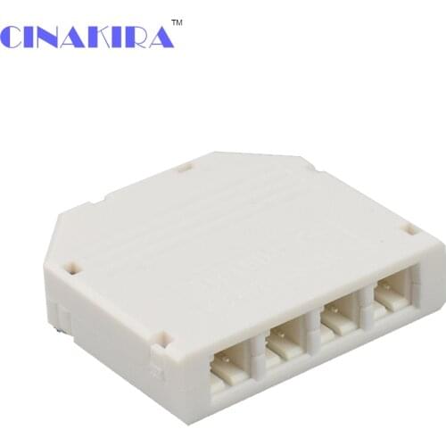 5pcs/lot 160mm Long White 3 Ways Led Splitter Dupont Juction Box Led Distributer For Cabinet Lighting Kitchen Light