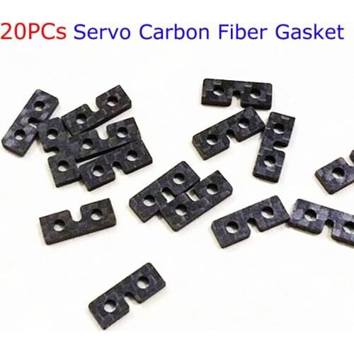 20PCs Standard Servo Steering Gear Carbon Fiber Gasket Spring Thickness 2MM for RC Model Spare Parts