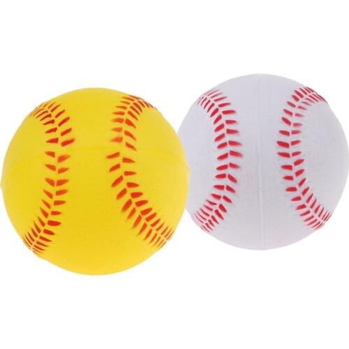 9-inch Batting Practice Training Exercise Baseball Softball Kids Child Safety Toys Bouncy Balls for Batting Practice Swings
