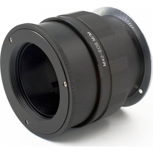 M42-EOSM/M Macro Adjustable Focusing Helicoid Adapter For M42 lens to Canon EOSM EF-M Mount M10 M100 M50 Camera