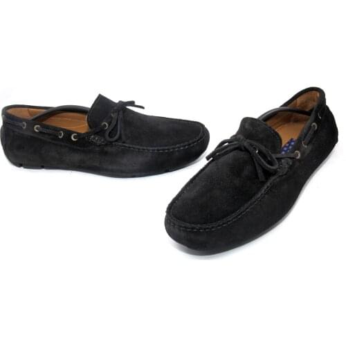 Handmade Black Suede Moccasins, Mens Flexible Comfort Casual Shoes, Street Daily Fashion Dail, Mens Handcrafted Footwear, 2021