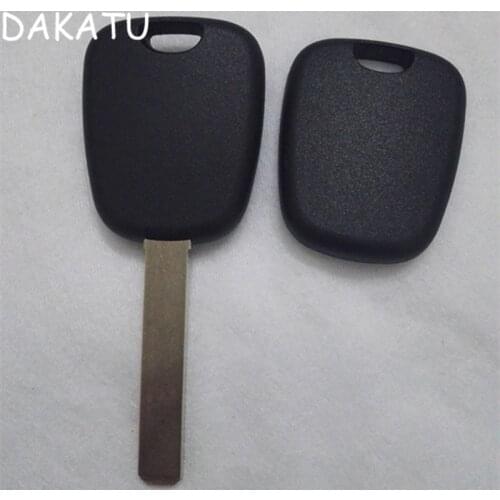 DAKATU With LOGO VA2 Blank Blade Replacement Transponder Auto Car Key Case Shell for Peugeot for Citroen C2 No Chip