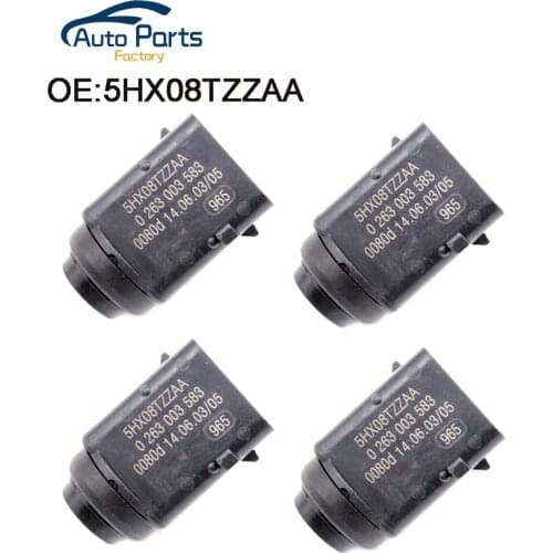 4 PCS PDC Parking Sensor For Chrysler 300C Dodge Charger Jeep Commander 5HX08TZZAA 0263003583