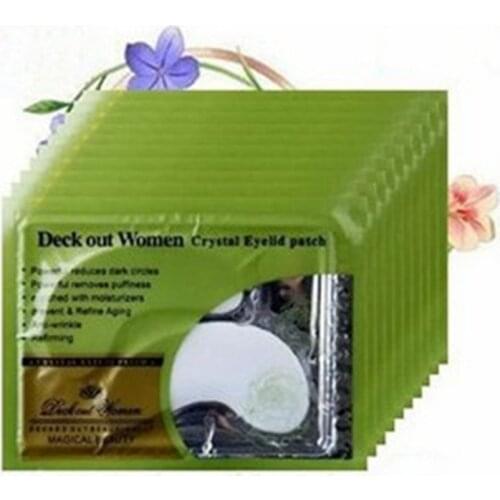 Deck Out Women Crystal Eye Serum Patch Dark Circles Circle Bag Anti-Wrinkle Crystal Collagen Under Eye Care Sheet Mask