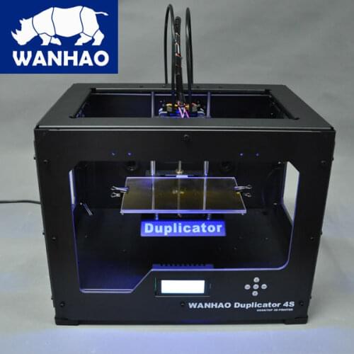 WANHAO duplicator 4S dual extruder for multicolor printing within printing size 225*145*150mm