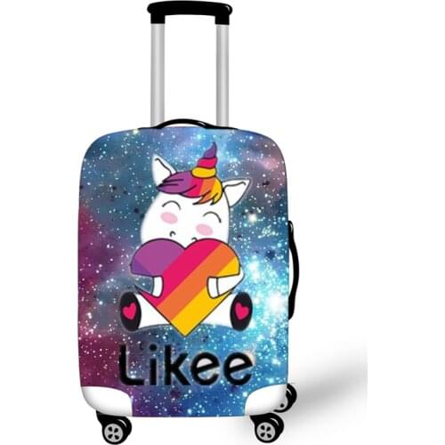 18-32 Inch Fashion Likee Video App Elastic Luggage Protective Cover Trolley Suitcase Protect Dust Bag Case Travel Accessories
