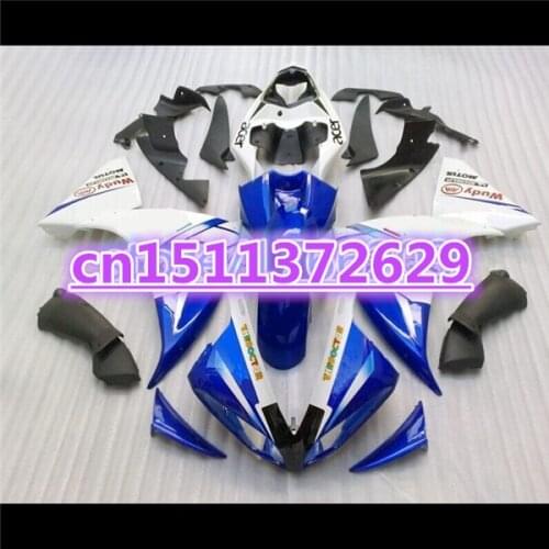 ABS Fairing kit for YZF R1 09 10 11 blue white blackYZF-R1 09-11 YZF1000 R1 09 10 11 YZF R1 2009 2010 2011 Body Kits-Dor D