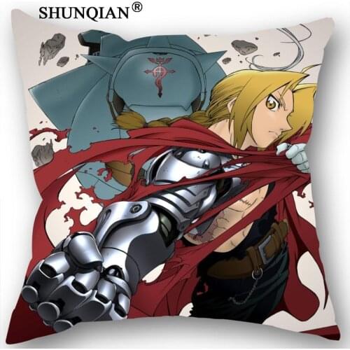 Best Fullmetal Alchemist Pillowcase Wedding Decorative Pillow Cover Custom Gift For (Two Sides) Printed Pillow Cases 18-315