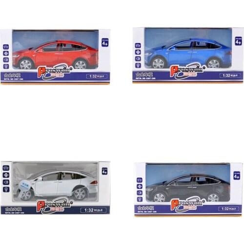 Bao Silun 1:32 Tesla Model X90 door alloy car model simulation childrens toy boxed in stock