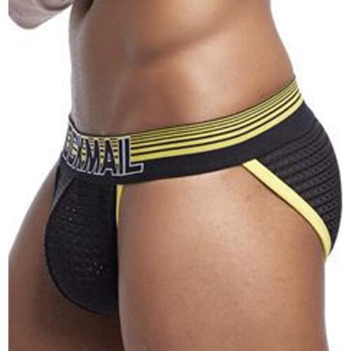 Men Sexy Underwear Brief Calzoncillos Hombre Slip Mesh Sports Majtki Meskie Sissy Bikinis Jockstrap Xxl Pants Bragas Lingerie