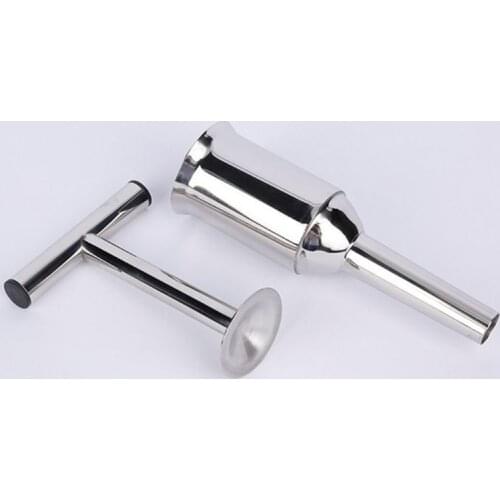 Stainless Steel Sausage Maker Homemade Meat Stuffer Syringe Filler Hand Operated E5BB