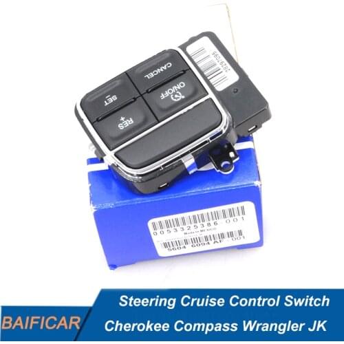 Baificar Brand New Genuine Steering Cruise Control Switch 56046094AF For 2011-2018 JEEP Grand Cherokee Compass Wrangler JK