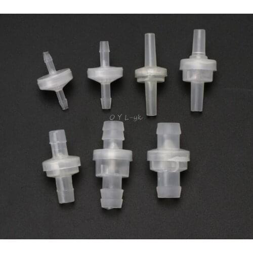 Plastic One-Way Non-Return Water Inline Fluids Check Valves for Fuel Gas Liquid