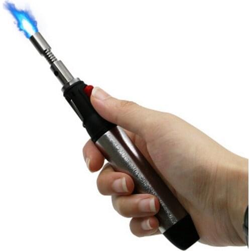 Portable Thermostat Butane Gas Flame Gas Torch 12ml Soldering Iron Adjustable Welding Torches Tool Cordless Welding Equipment