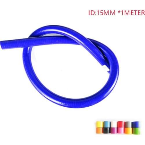 ID15mm /1 Meter Length Straight Silicone Hose Pipe Coolant Air Radiator