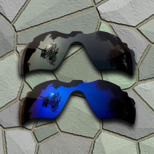 Grey Black&Violet Blue Sunglasses Polarized Replacement Lenses for Oakley Radar Path Vented
