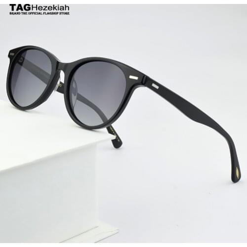 2021 New vintage polarized sunglasses men OV5439U acetate Round sun glasses women luxury brand Retro fashion sunglasses for men