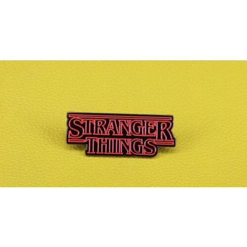 Stranger things enamel pin eleven supernatural brooch mysterious gift