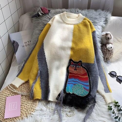 Turtleneck long-sleeved round neck sweater women loose fashion Korean autumn and winter 2021 new versatile knitted top