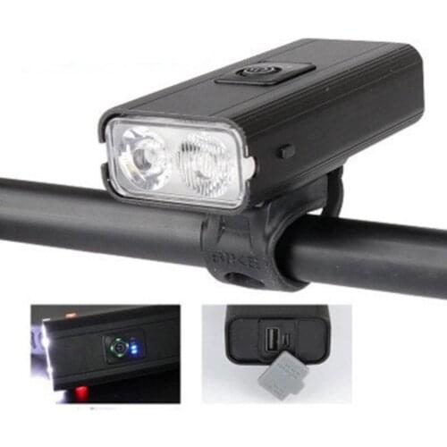 USB Rechargeable Bike Light MTB Bicycle Front Back Rear Taillight Cycling Safety Warning Light Waterproof Bicycle Lamp Flashligh
