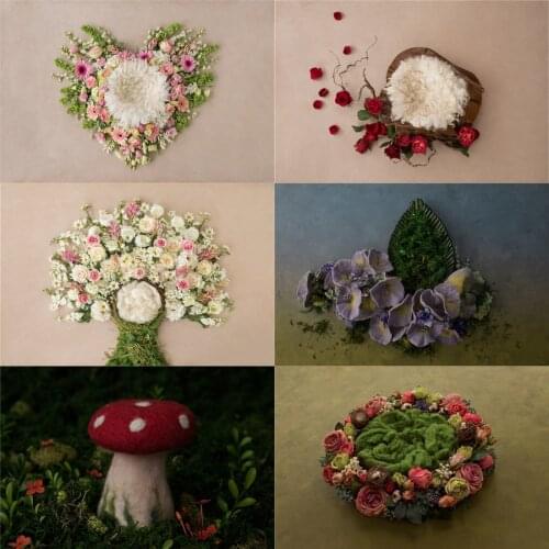 Nitree Photo Studio Props Photography Backdrop For Newborn Baby Wood Board Vinyl Background Cloth