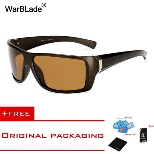 Vintage Polarized Sport Sunglasses Men Brand 2018 New Driving Goggles Sun Glasses Oculos De Sol Masculino 1018 WarBLade