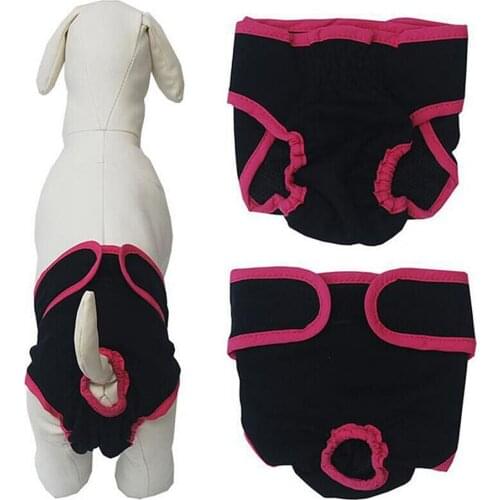 Waterproof Adjustable Cute Pattern Dog Physiological Pants Pet Costumes Supplies