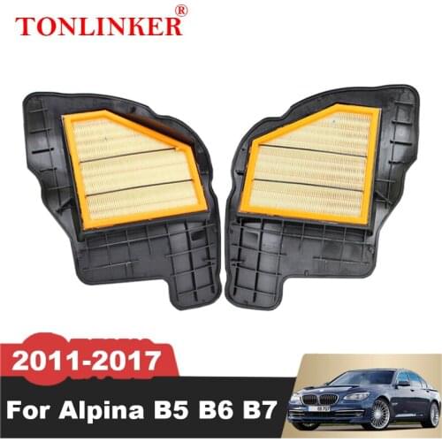TONLINKER Air Filter 13717577457 13717577458 For Bmw Alpina B5 F10 F11 2011-2017 B6 F06 F12 F13 B7 F01 F02 4.4AT Car Accessories