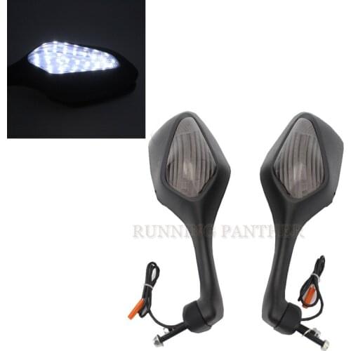 Hight quality Mirrors W / LED Turn Signals For Honda CBR1000RR CBR 1000 RR 2008-2012