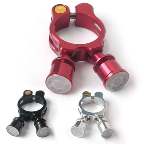 WF Aluminum Alloy Cnc 2Led Tail Lamp Sitting Tail Lamp Tail Lamp (31.8/34.9mm)