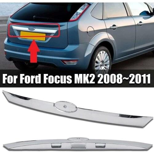1PC Chrome Rear Tailgate Boot Liftgate Strip Handle For MK2 2008~2011
