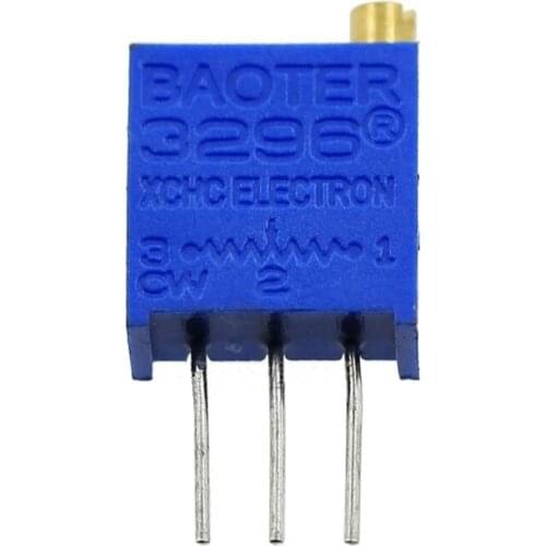 10pcs Adjustable potentiometer 3296 3296W top a Adjustable Resistor 1K /2K/ 5K/ 10K/ 20K/ 50K/ 100K/ 200K/ 500K/ 1M