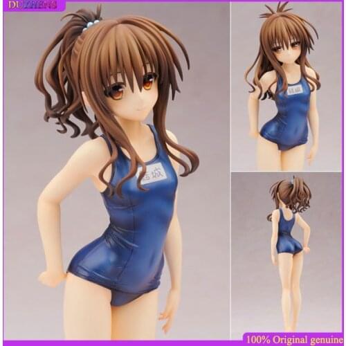 100% Original genuine To LOVE Ru Yuuki Mikan Swimsuit style Action Figure Anime Figure Model Toys Figure Collection Doll Gift
