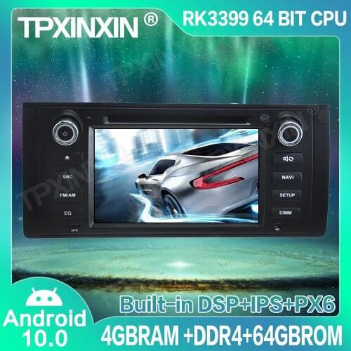 4+64G Android 10.0 For BMW M5 E39 1995-2003 Car CD DVD Player GPS Navigation Auto Multimedia Player Tape Recorder Headunit ISP