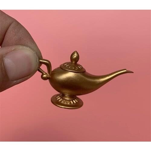 Anime Figure Mini Size Aladdin Djinni Genie Action Figure Toys Collection Room Cake Decoration Christmas Gifts for Kids