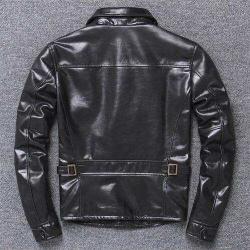 Free shipping.2020 mens cowhide Jacket,man slim genuine Leather coat.cool motor biker jackets,classic japan style.wholesales