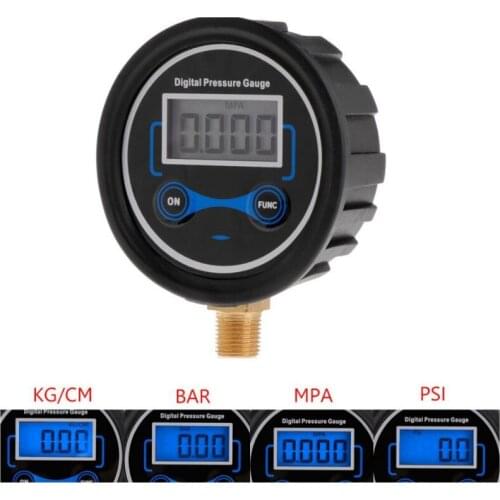 LCD Digital Tire Pressure Gauge Car Auto Motorcycle Tyre Air PSI Meter Inflation Meter Test Meter Inspection Tool Thread 1/8NPT