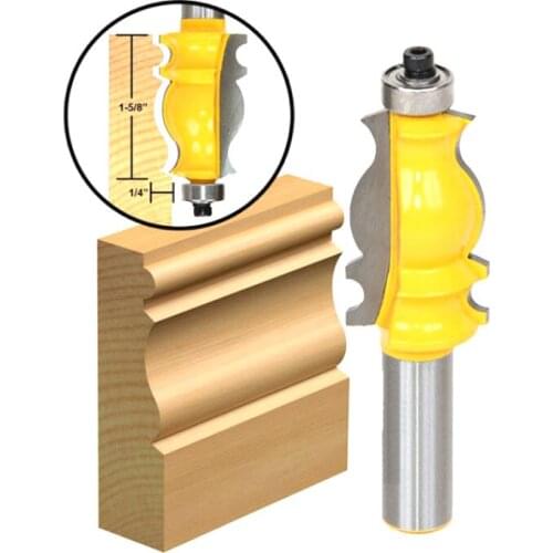 FNICEL 2pcs 1/2" 12.7mm Shank Carbide Fishtail Milling Cutter Handrail Molding Router Bit Trimming Woodworking Tools Knife Blade