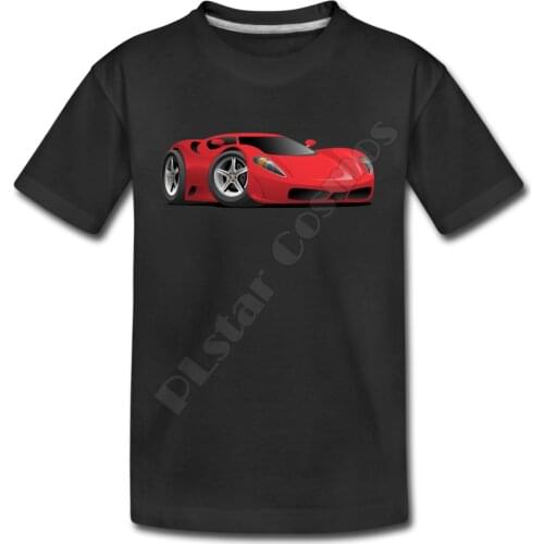 Red Sports Car Kids T-Shirt 3D All Over Printed Kids t shirts Boy For Girl Funny Animal Summer Short Sleeve