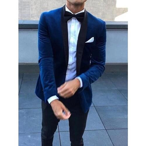Handsome Groomsmen Shawl Lapel Groom Tuxedos Wedding Dress Men Suits Blazer Prom Dinner (Jacket+Pants+Tie) K263