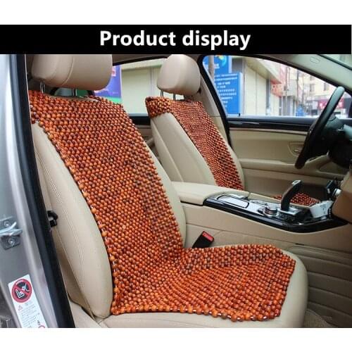 Summer beads bamboo mat cushion summer car wood bead big 3 single seat cushion