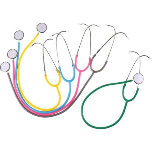 Simulation stethoscopes Be a doctor toys Childrens DIY Science Popularization Stethoscope Toy 60CM Play house toys