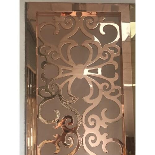 Stainless Steel Screen Partition Home Entrance Door To Block The Living Room Decoration Entrance