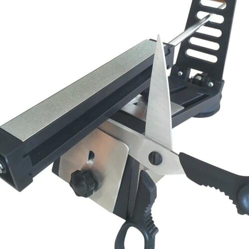 New Upgrade Knife Sharpener Professional Kitchen Knife Sharpener Sharpening Fix Fixed Angle with 3pcs Sharpening Stone