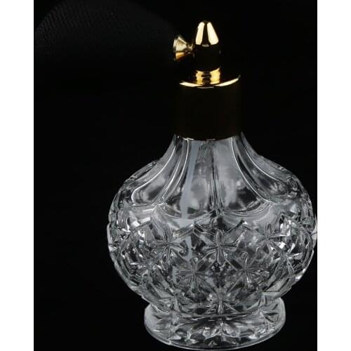 Retro Perfume Spray Bottle Scent Sample Container for Women Men