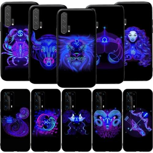 GX260 Zodiac Signs Silicone Case for Honor 6A 7A 3GB 7C 7X 8 8A 8X 8C 9 10 Lite View 20S 9A 10X Max Pro