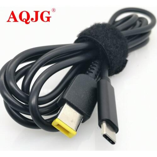 USB 3.1 Type C USB-C to Rectangle 11.0*5.0mm Power Plug PD Emulator Trigger Charge Cable for Lenovo ThinkPad X1 Carbon