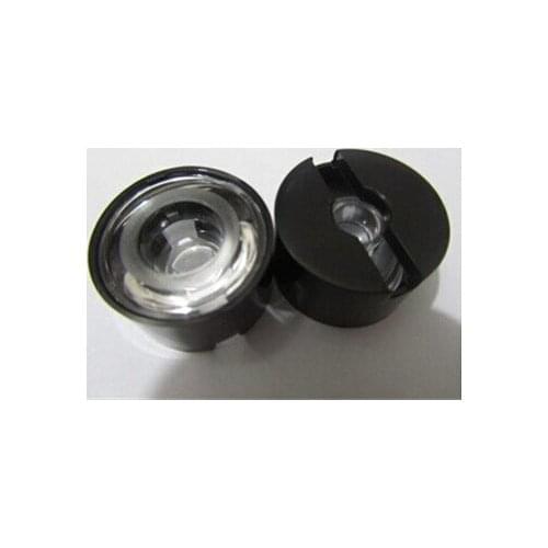 XMTK-22 High quality LED Lens, Lens Diameter : 22mm, With Holder Size: 24X14mm, 45 degree, Clean surface, PMMA